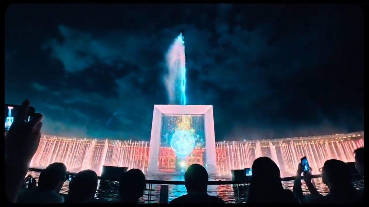 【アオと夜の虹のパレード🌈】記録映像🌟水上ショー#パレード #expo2025 #万博 #記録 #記録映像 #映像 🌟