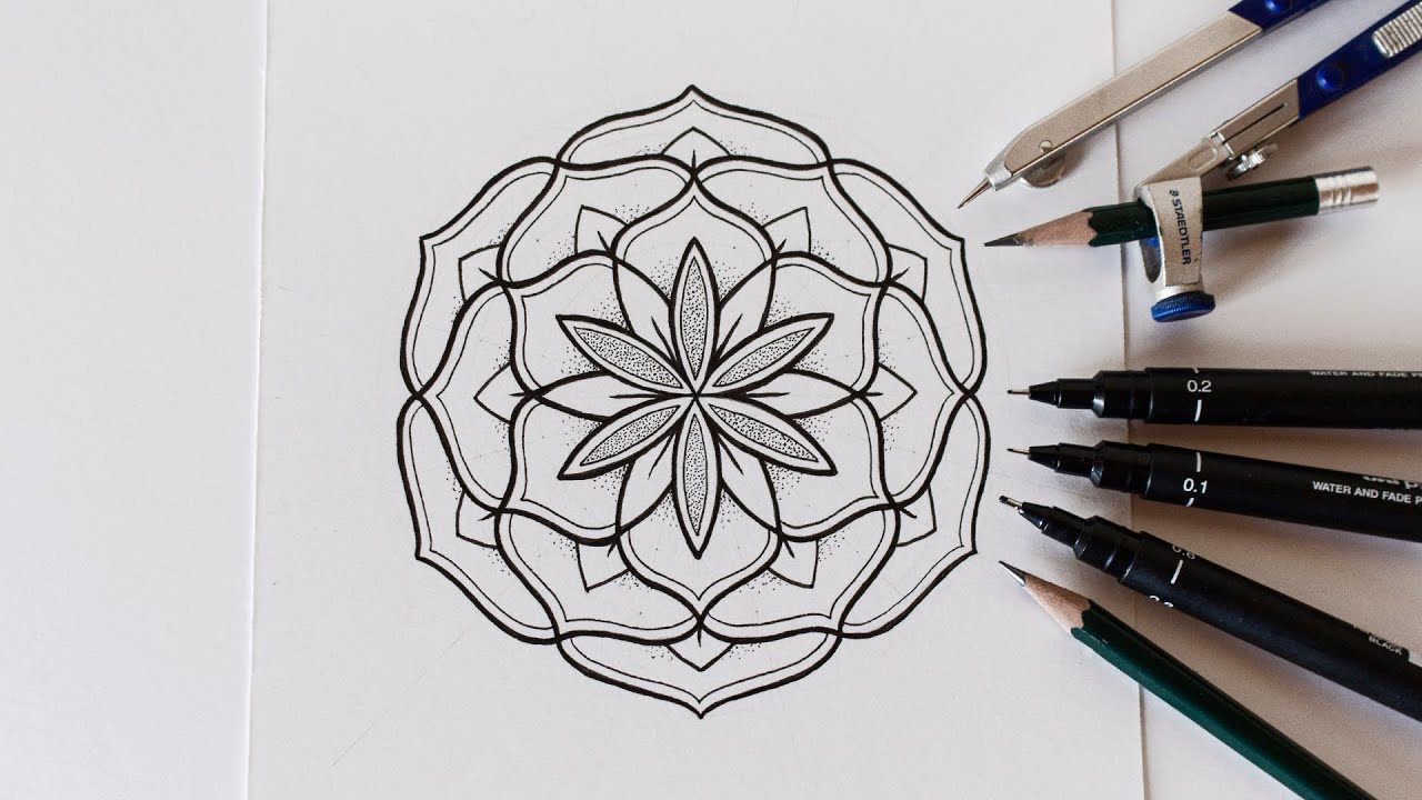 Step by Step Mandala Art Tutorial
