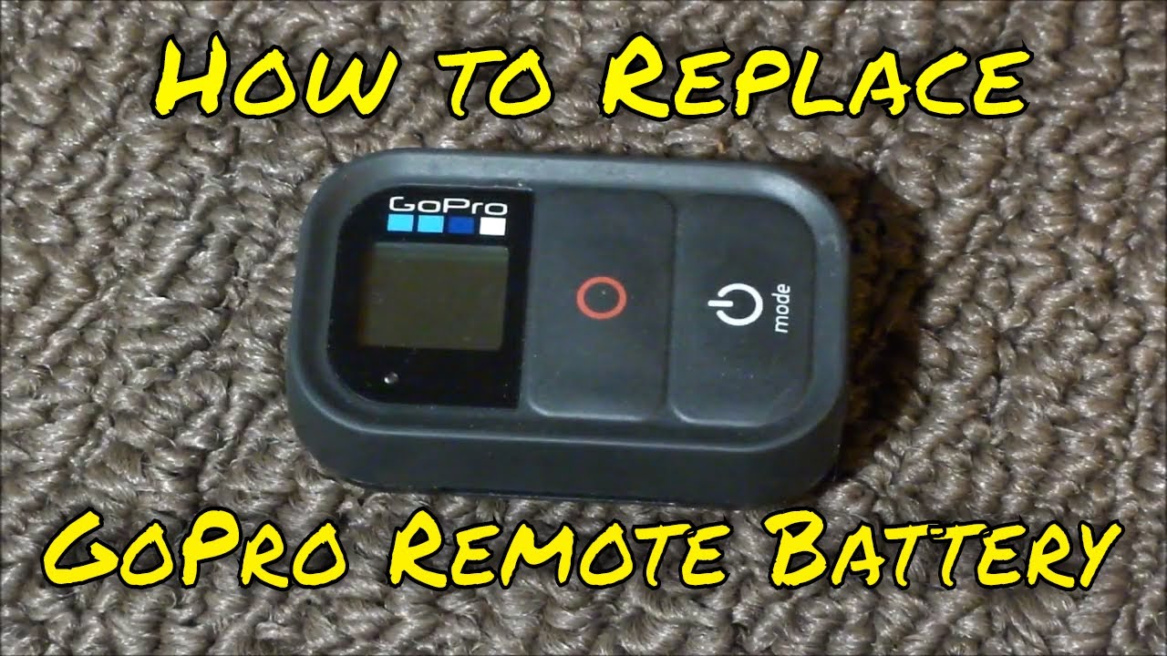 How to Replace the Battery for a GoPro Hero  Remote