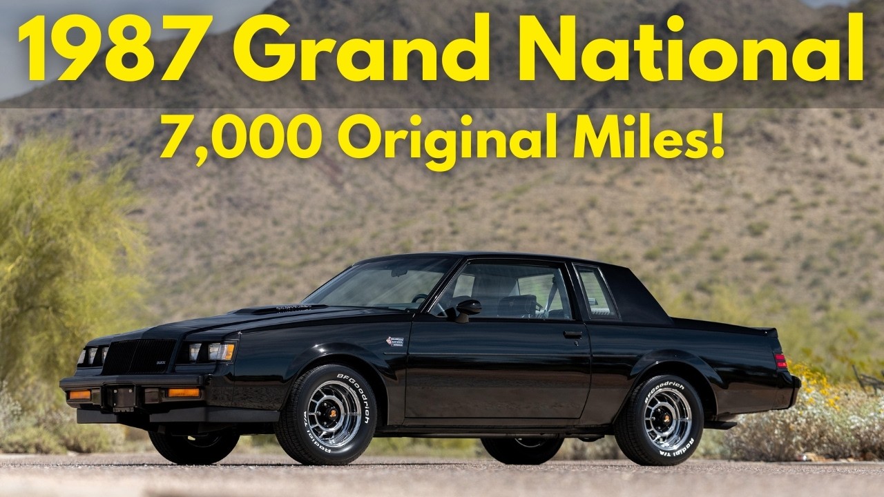 Buick Grand National 1987 года с пробегом 7000 миль — лучший и последний год выпуска.