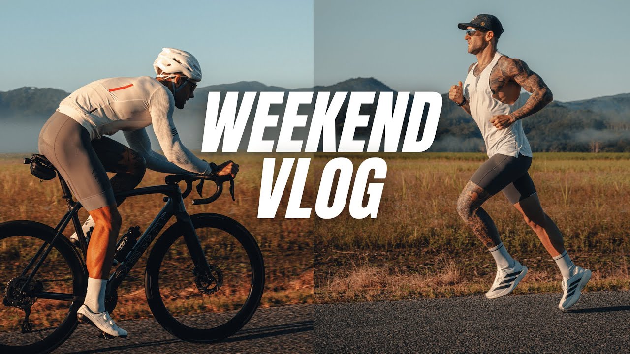 FULL WEEKEND OF TRIATHLON TRAINING ON THE GOLD COAST | Swim, Bike & Run!