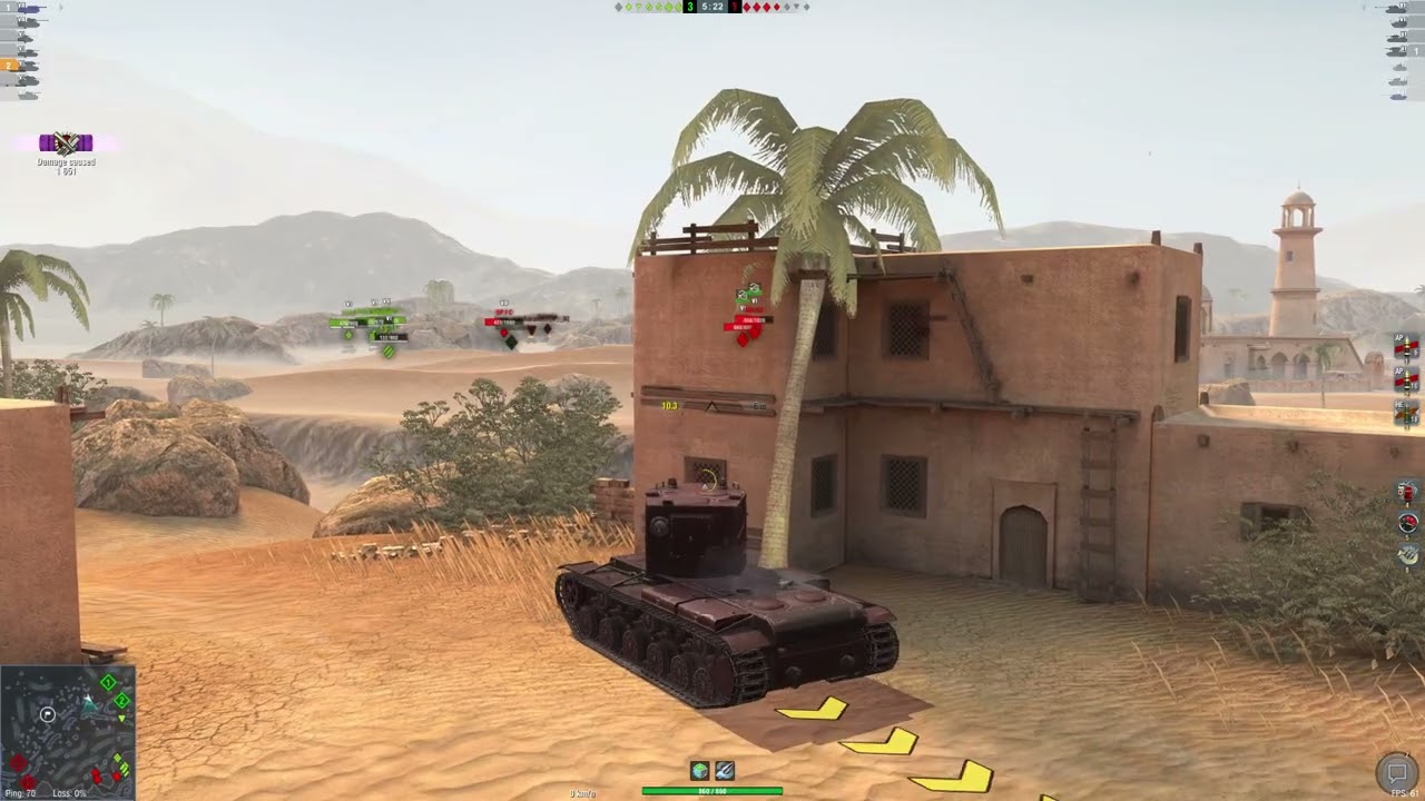 KV2 | 3 Destroyed & 1.9K Damage | World of Tanks Blitz