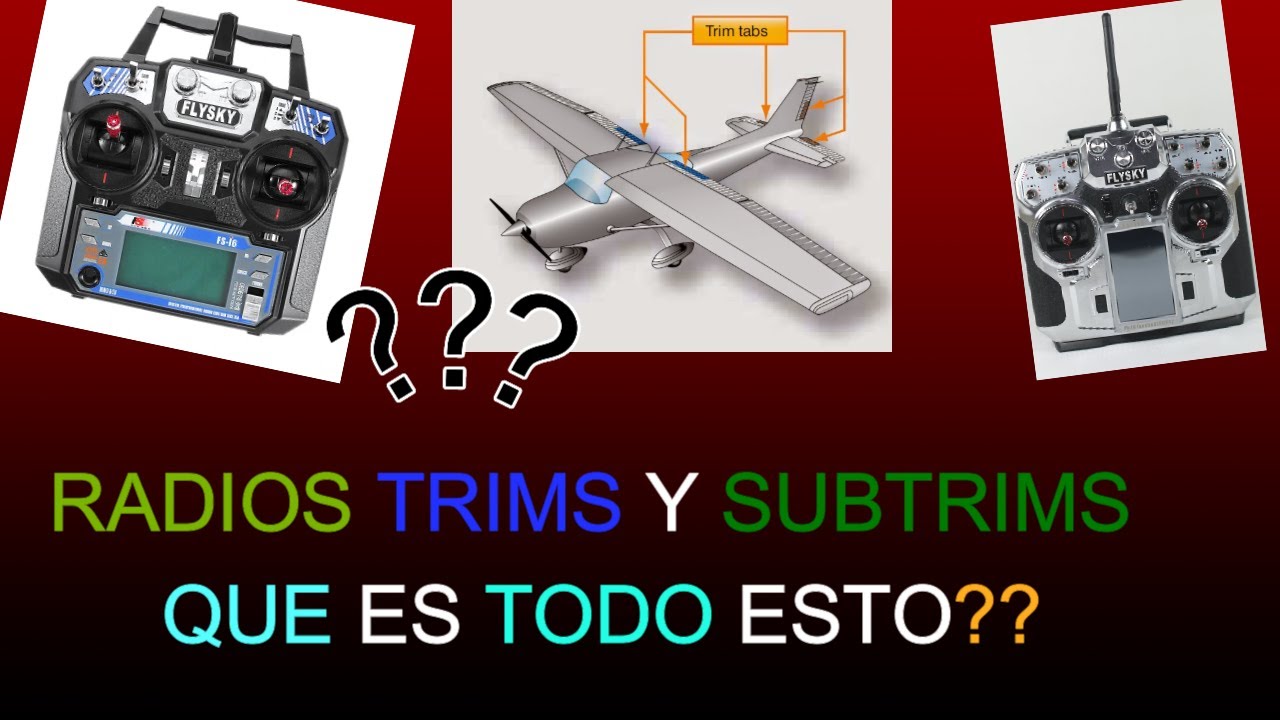 TRIMS VS SUBTRIM CON Flysky fs i10