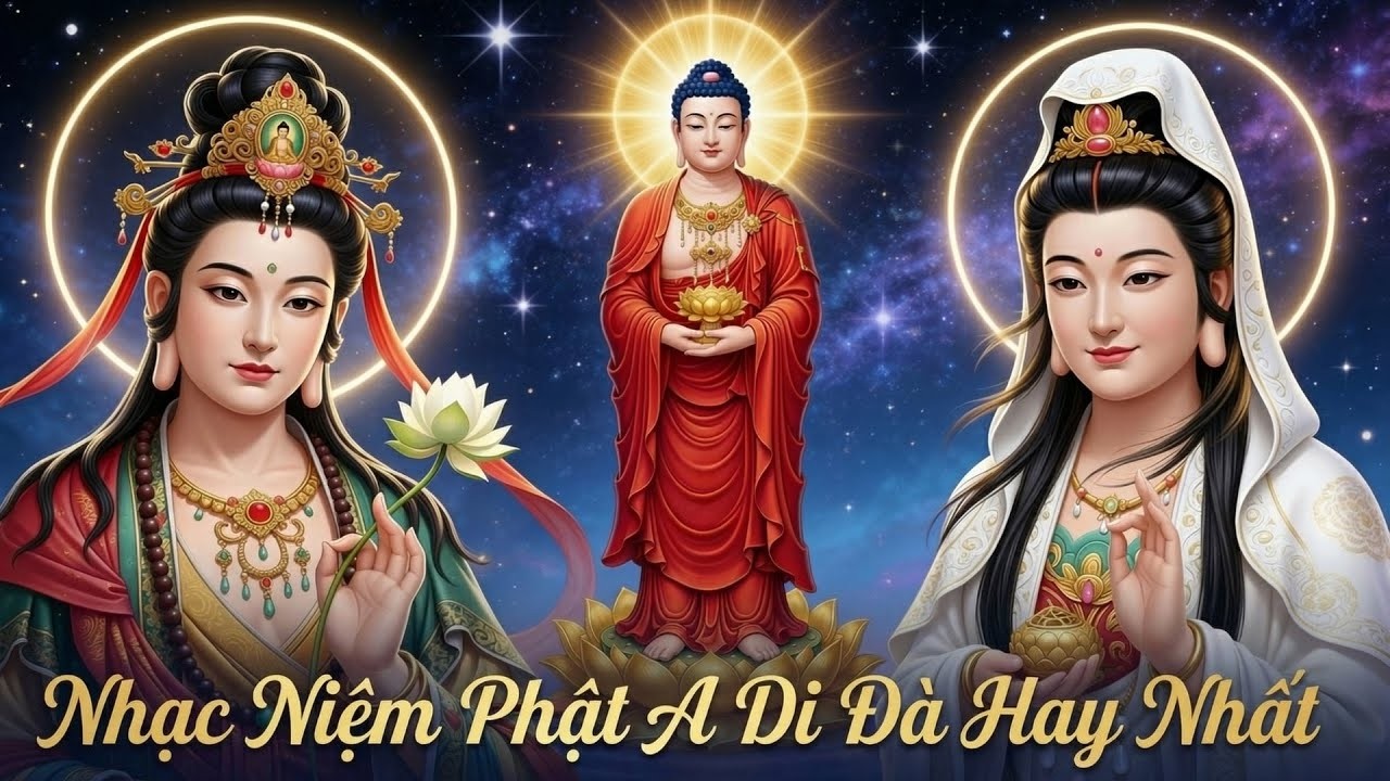 Nhạc Niệm Phật tịnh Tâm Nghe Nhẹ Lòng An Nhiên - NAM MÔ A DI ĐÀ PHẬT - ÂM THANH CÕI TÂY PHƯƠNG Phần4