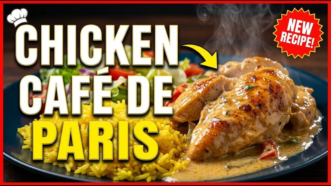 Café de Paris soslu Tavuk! Курица с овощами в соусе Café de Paris!