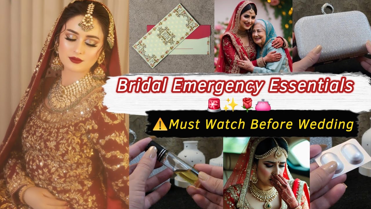 18 Must Have Bridal Essentials ✨️🌹 Wedding Day Tips & Advice for Bride to Be's | arooj bee 🐝