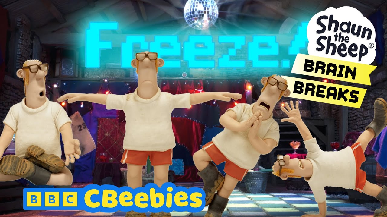 Dance and Freeze Brian Break Round 2 | Shaun The Sheep | CBeebies