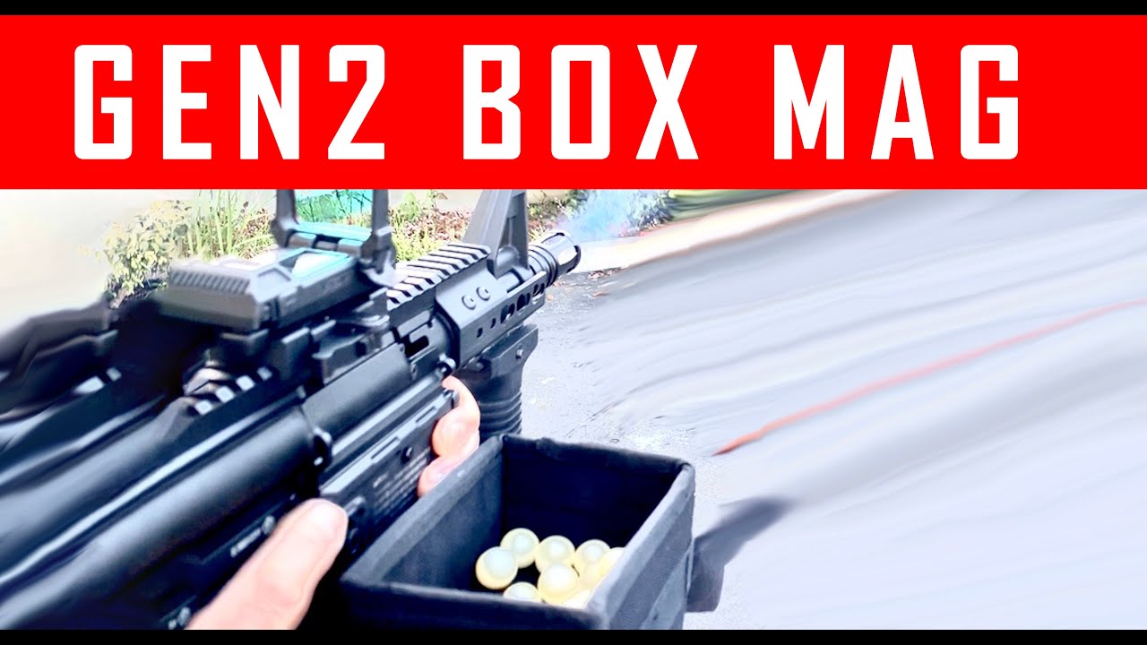 MCS Gen2 Paintball Box Magazine Shooting Demo  468 T15 Tippmann TMC M17 CQMF Tacamo EMF100 #mcs