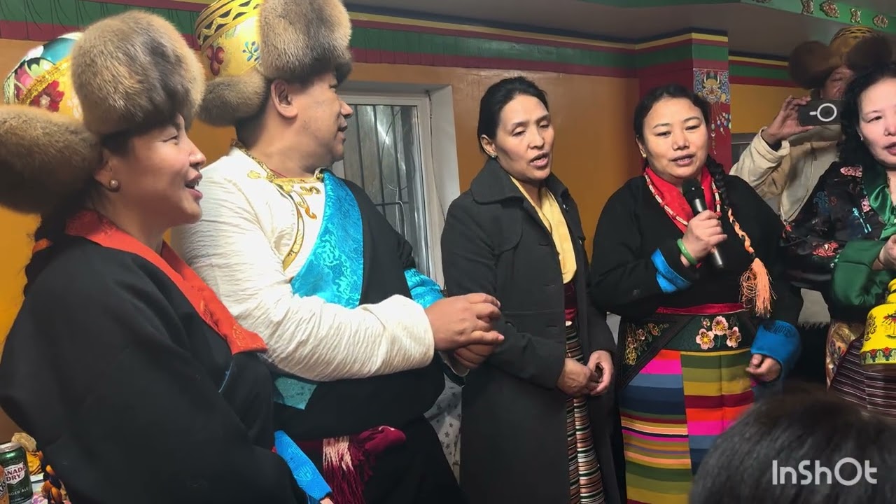 Very happy Tibetan losar བྱང་ཨ་་རིའི་མལ་གྲོ་གུང་དཀར་སྐྱིད་སྡུག་་ལོ་གསར་།