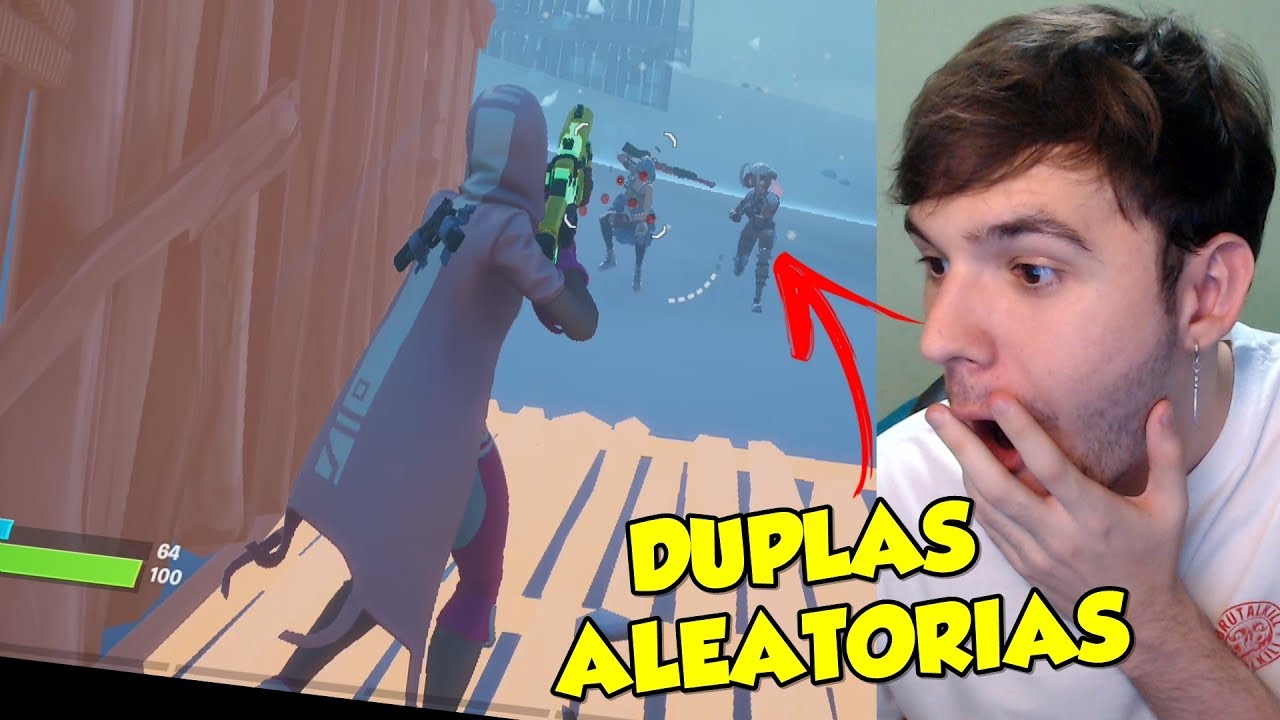 FUI JOGAR DUPLAS ALEATORIAS E ACHEI ESSE CARA... - Fortnite