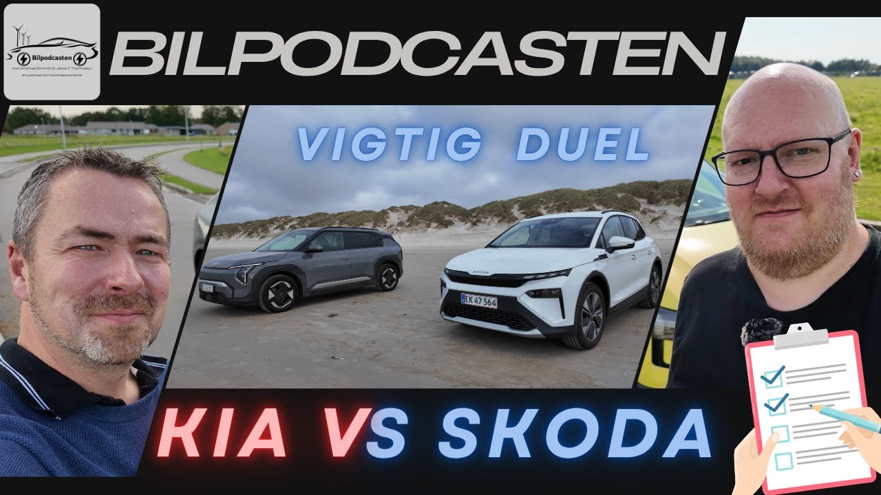 Tættest elbil-duel NOGENSINDE: Skoda Elroq vs Kia EV3