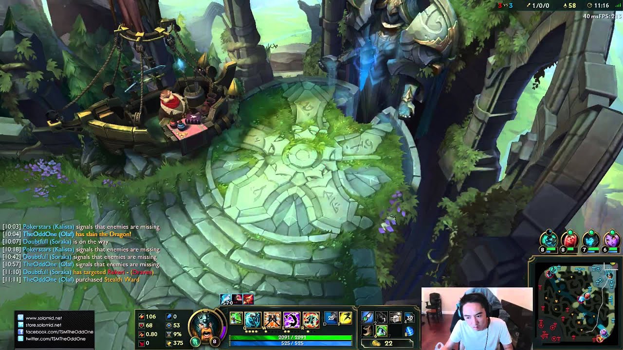 TheOddOne - Olaf vs Skarner (Gyzer) - Jungle - Diamond I