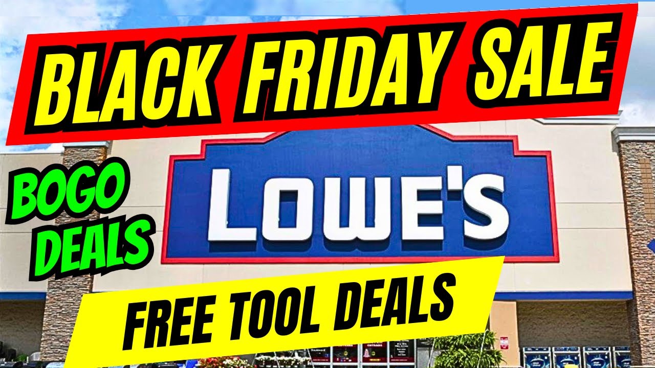 Lowes BLACK FRIDAY Sale Huge BOGO Free Tool Deals on #Dewalt #Kobalt #Bosh #Craftsman #Metabo