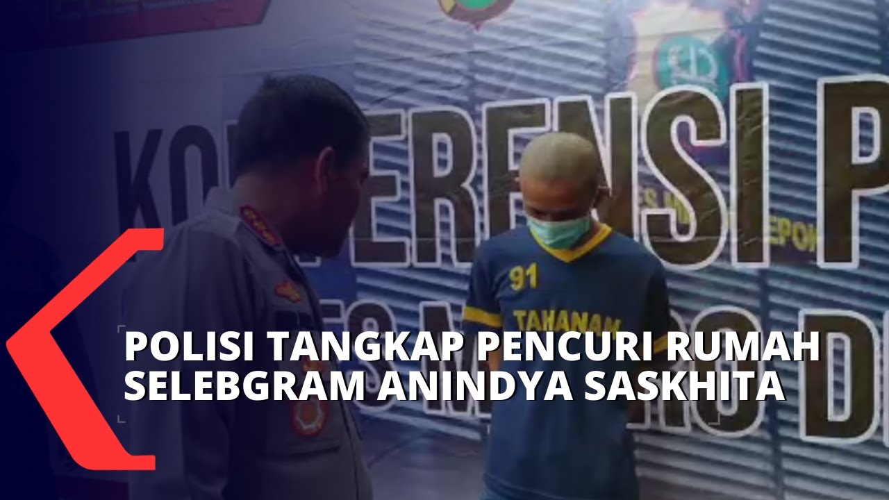 Polres Metro Depok Tangkap Pelaku Pencuri Rumah Selebgram Anindya Saskhita