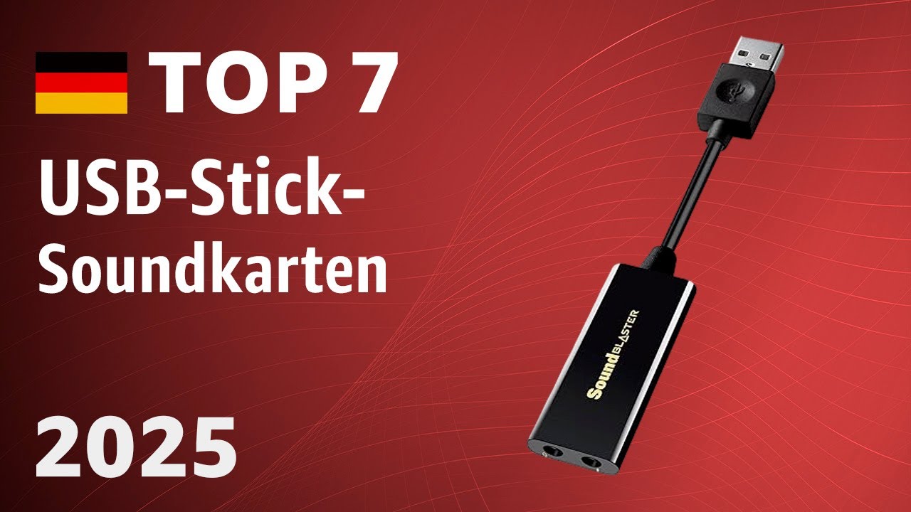 TOP—7. Beste USB-Stick-Soundkarten. Test & Vergleich 2025