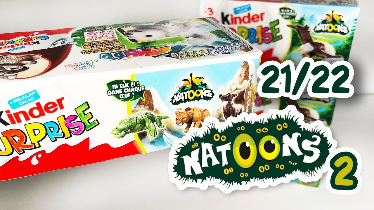 КИНДЕР СЮРПРИЗ VU 2021/2022 ВЫПУСК 2 | НАТУНС КОЛЛЕКЦИЯ| KINDER SURPRISE NATOONS VU 21/22 NEW
