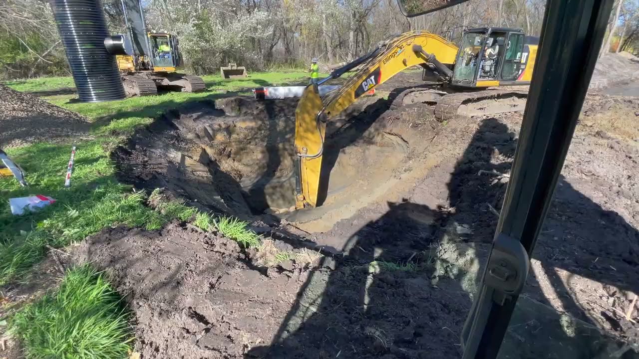 2021 Tiling   Lift Station Installation at the Farm