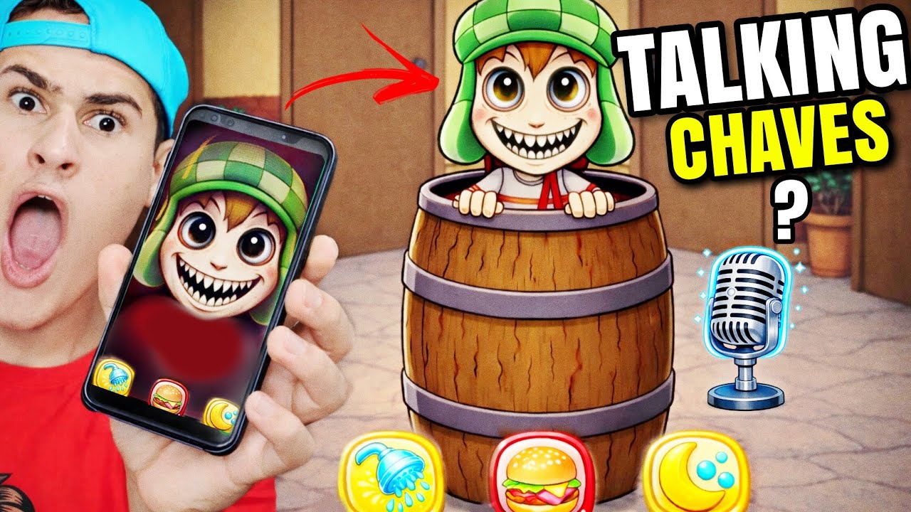 NÃO INVOQUE O TALKING CHAVES AS 3 HORAS DA MANHÃ!! 😱 (Primeiro Teste)