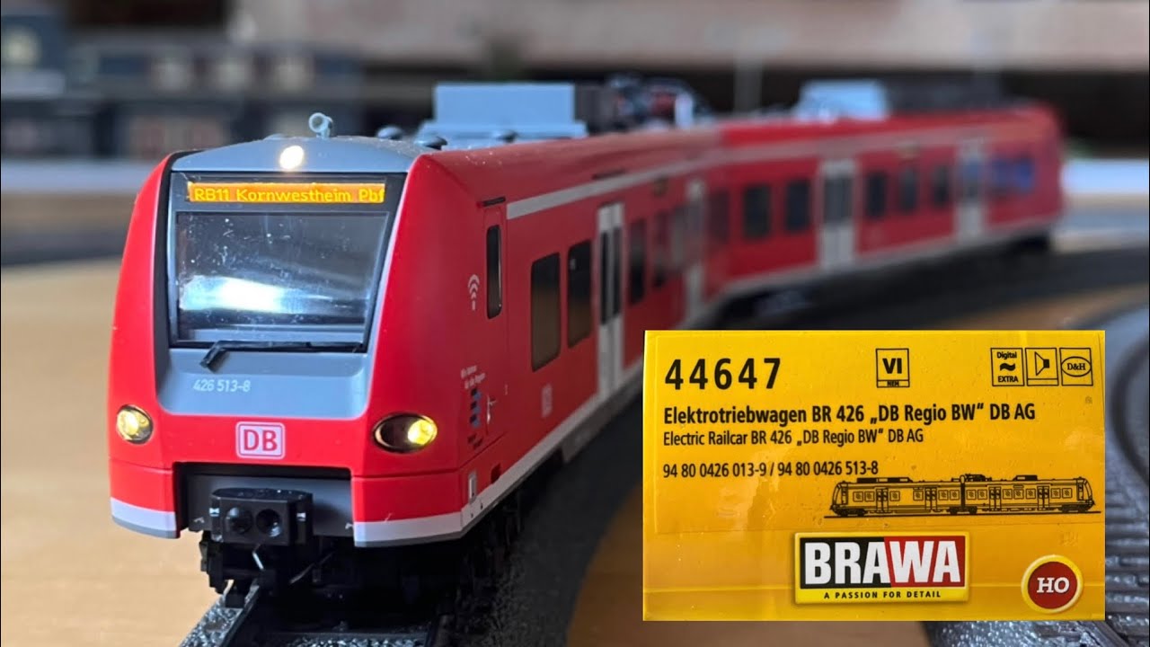 Brandneu auf dem Markt! Brawa Br 426 S Bahn Stuttgart. Brawa 44647 Br 426 013