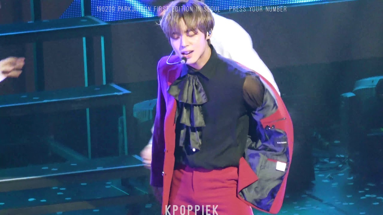 190209 Park Jihoon Fan meeting First Edition Press Your Number 4K