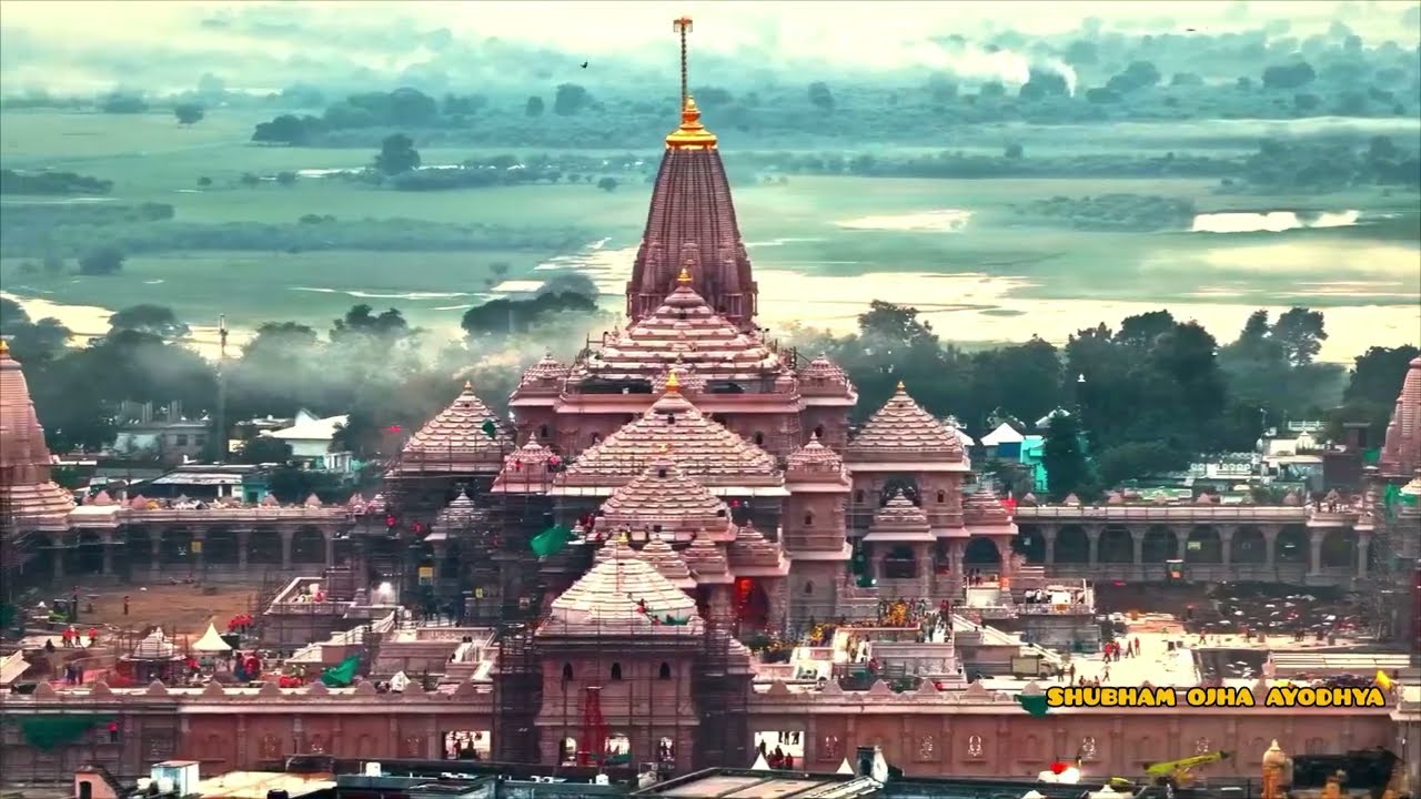 The Best Aerial Drone Footage Ever | Ayodhya Ram mandir