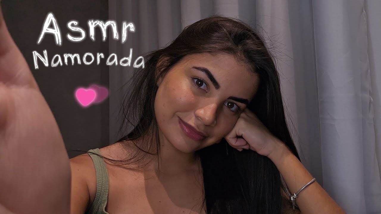 ASMR ROLEPLAY Sua Namorada carinhosa não para de falar até você dormir 💗💤