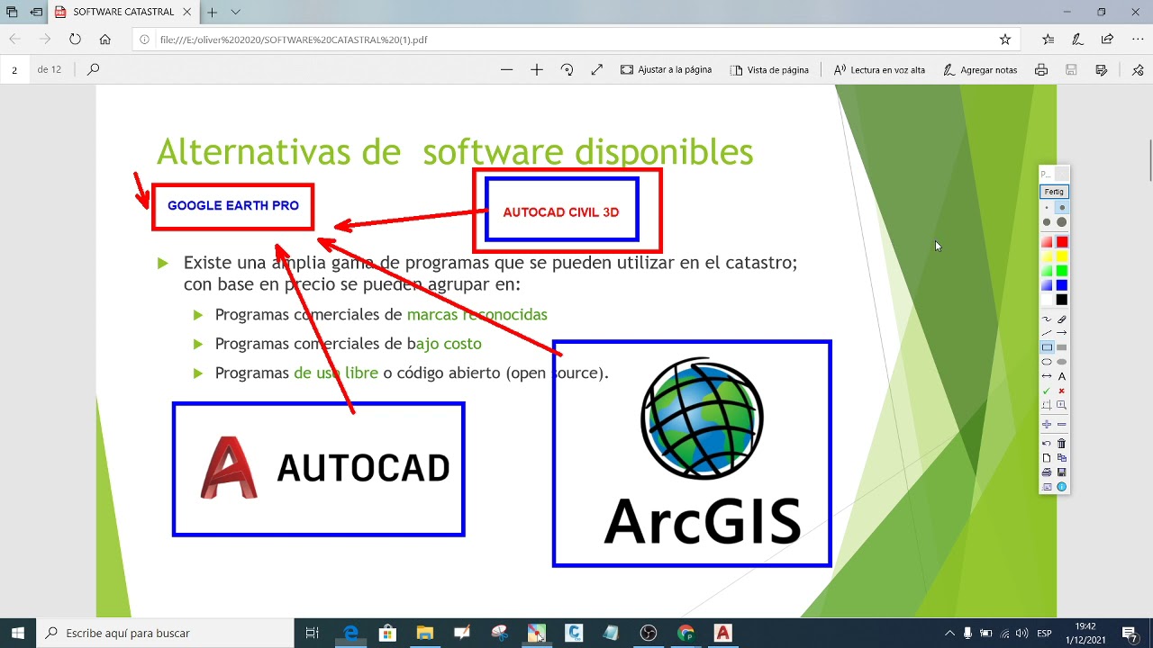 SESION 7 SOFTWARE PARA CATASTRO AUTOCAD Y ARCGIS ELABORACION DE PLANO PERIMETRICO Y UBICACION LAYOUT