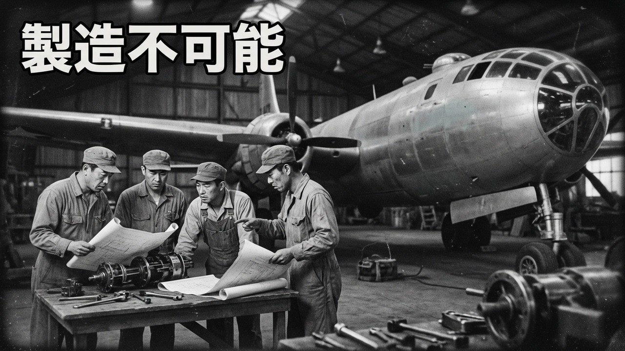 【B-29】日本の技術者が鹵獲したスーパーフォートレスを調査し、製造不可能と結論づけた理由