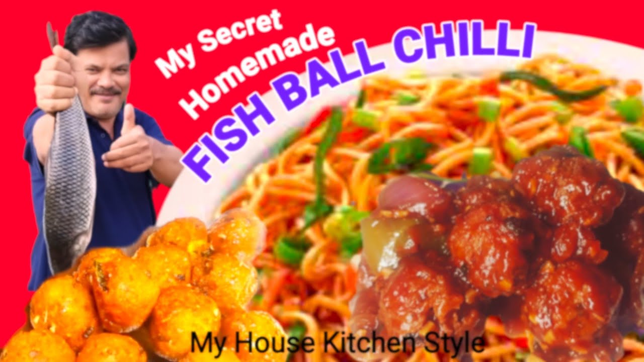 FISH Ball Chilli I Homemade Secret I Easy Street Style Recipe #cookingrecipes  #fishball