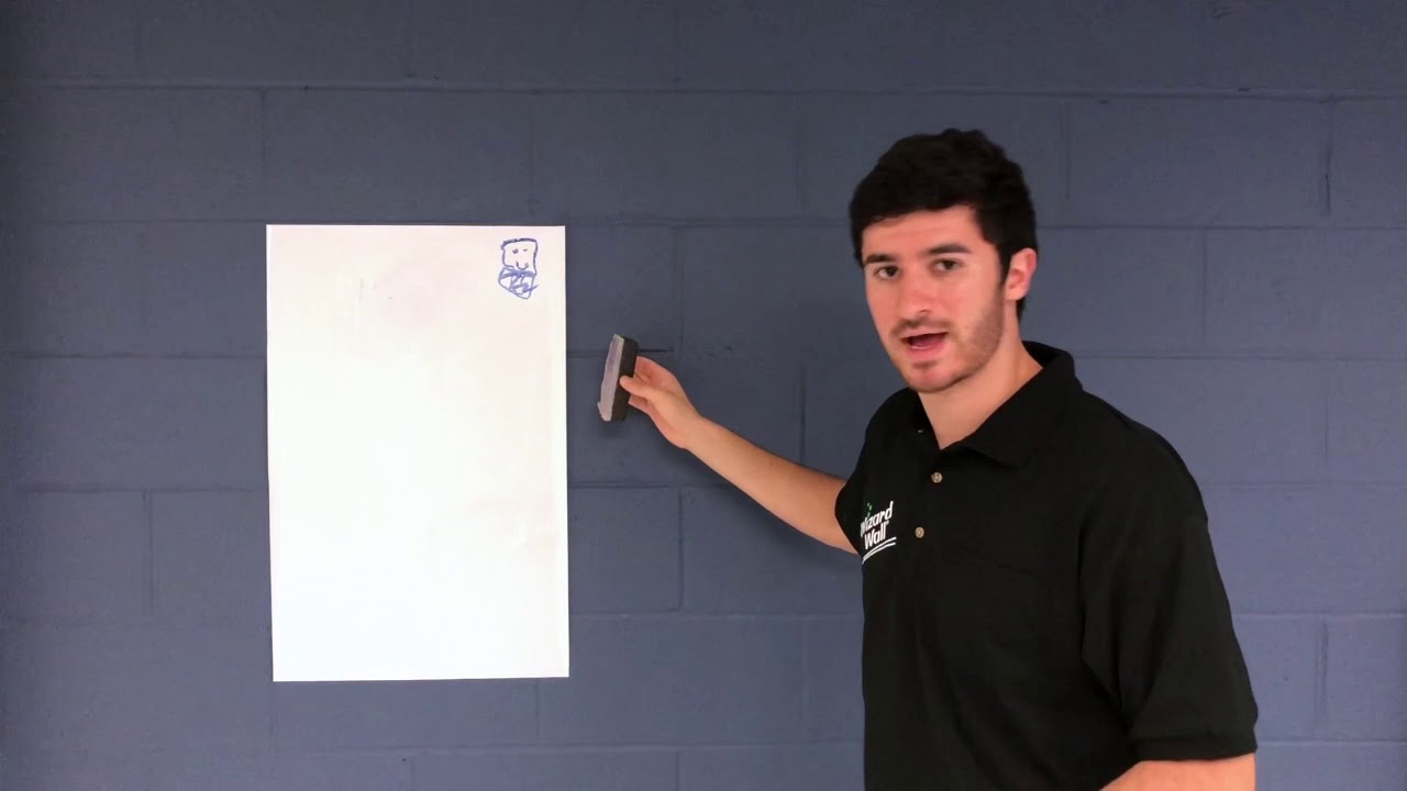 Save Your Walls! Erase Wizard Wall Like This