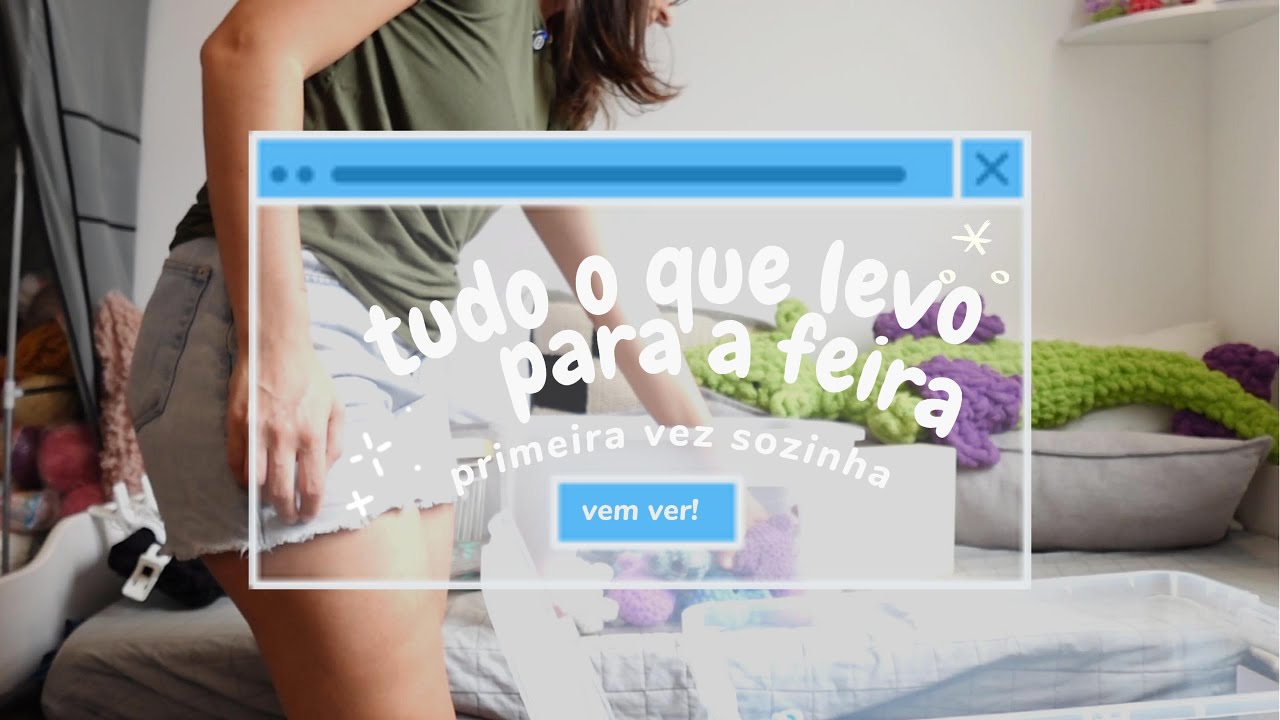 Tudo o que levo para a feira de artesanato (organização, decoração e transporte!)