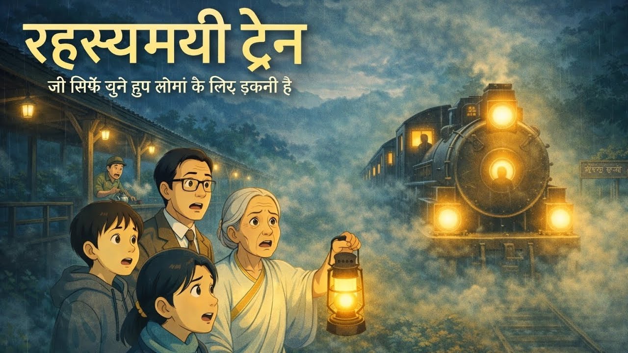 रहस्यमयी ट्रेन 🚂 | जो सिर्फ चुने हुए लोगों के लिए रुकती है | Mystery Train Story