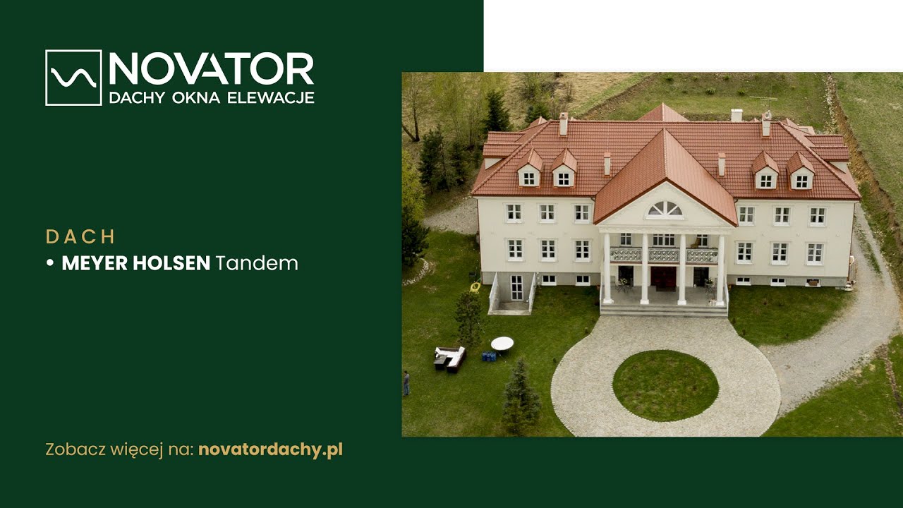 Dachówka ceramiczna MEYER HOLSEN Tandem 🏡 Realizacja NOVATOR Dachy Okna Elewacje | Skalny Dwór