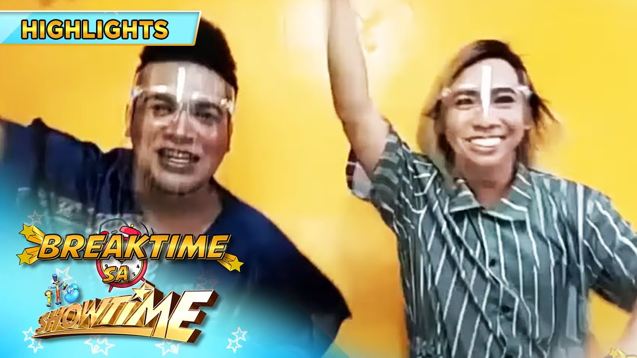 Madlang Onliners try to guess words in 'Act Act and Away' by Ebony and Ivory | Breaktime Sa Showtime