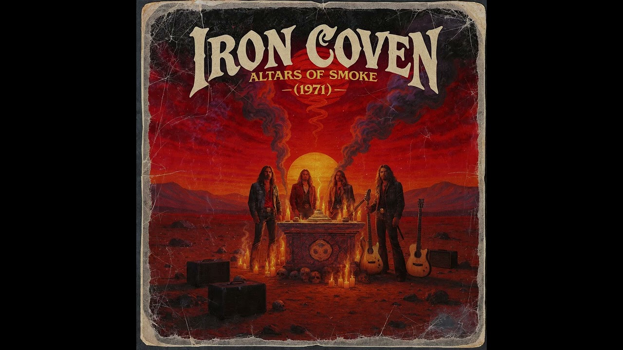Iron Coven – Altars of Smoke 1971, Full Album Live  Vintage Heavy Doom Rock
