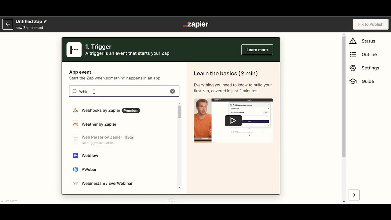 How to get Zapier API key
