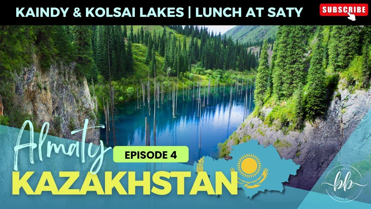 🇰🇿 EP4 : Magical Kaindy & Kolsai Lakes | Traditional Kazakh Lunch in Saty Village | Almaty Day Trip