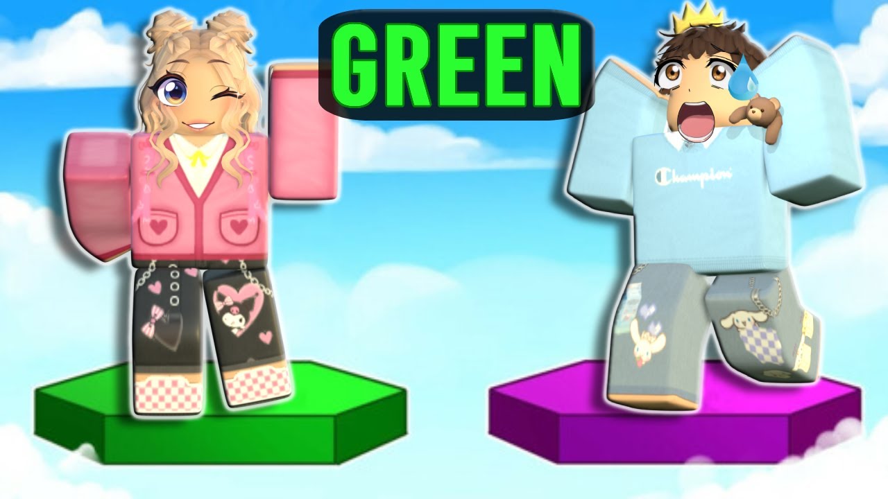 COLOR BLOCK CHALLENGE IN ROBLOX!