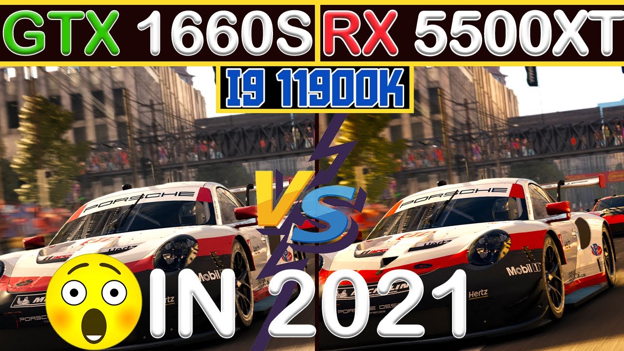 GTX 1660 Super VS RX 5500XT | I9 11900K - TEST IN 10 GAMES