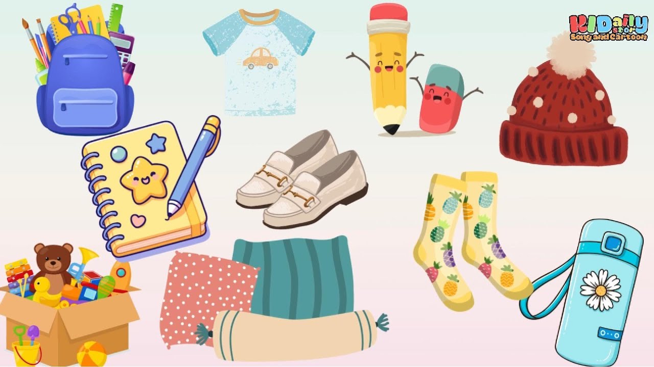 A Tour of My Personal Belongings: Fun and Useful Items!🎒🧸✨👟🎨
