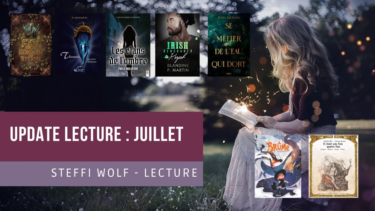 Update lecture du mois de Juillet 🏖📚