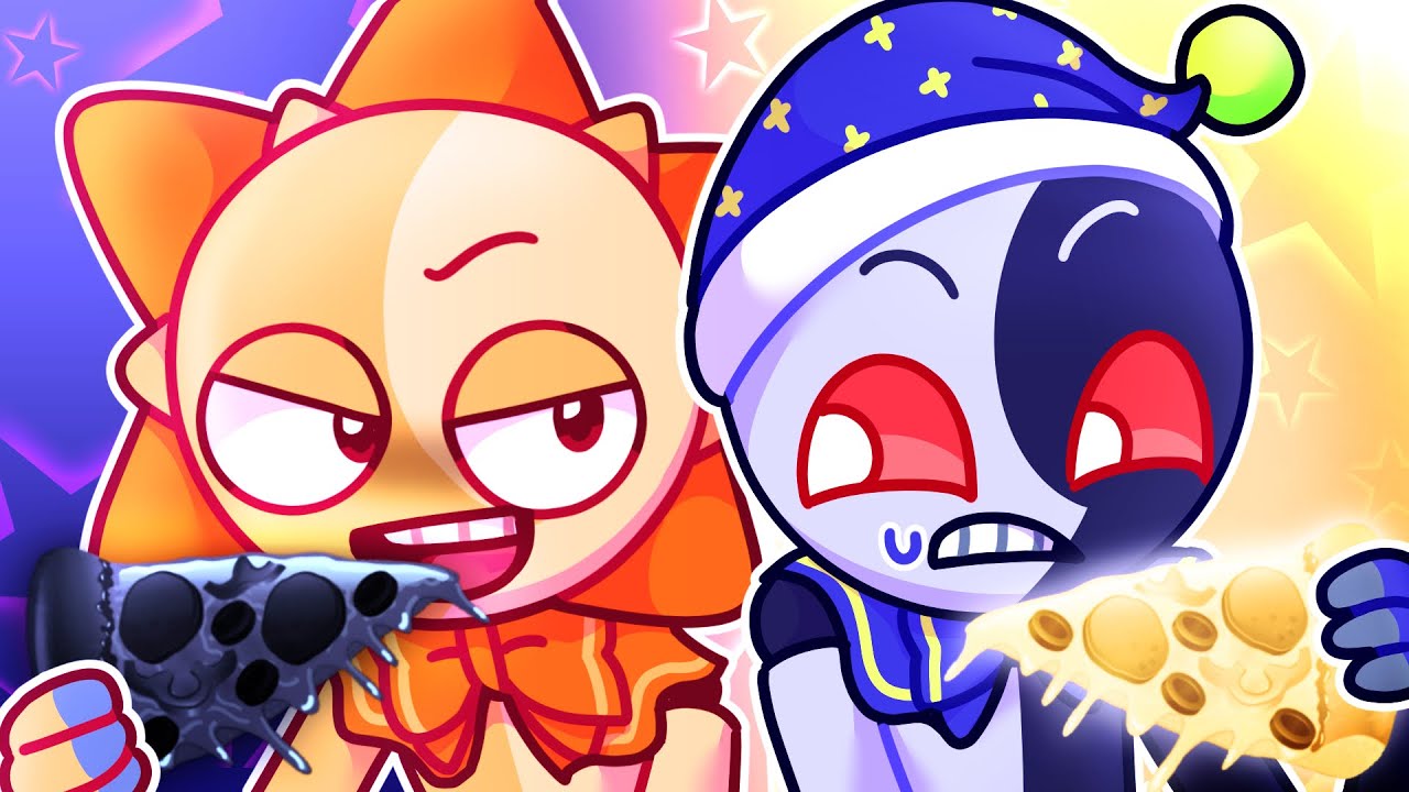 SUN VS MOON | Light VS Dark MUKBANG #2 - FNAF Security Breach ANIMATION [KIKICK!]