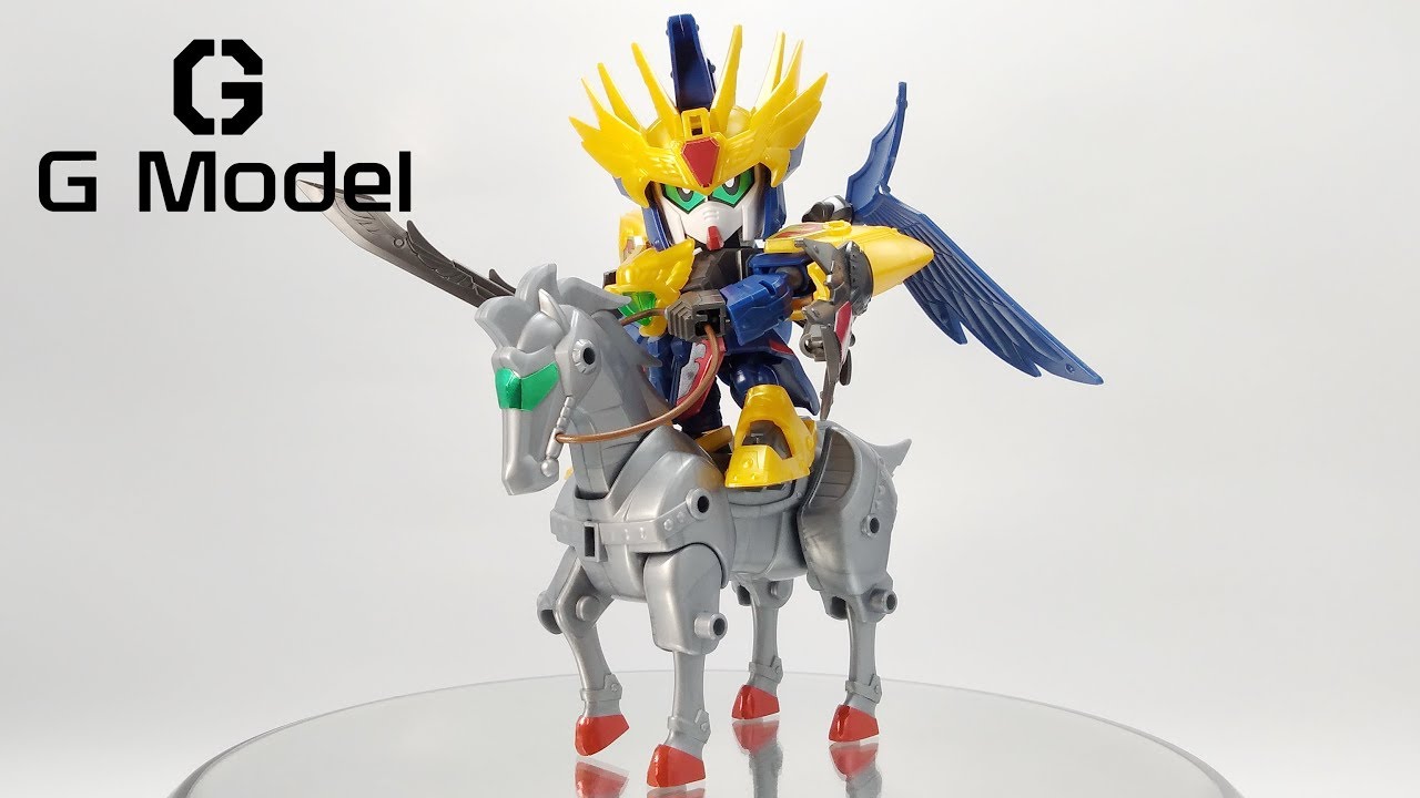 SD Gundam Sangokuden BB Senshi No.328+327 - Hakugin Ryuseiba & Souhi Gundam (Cao Pi)
