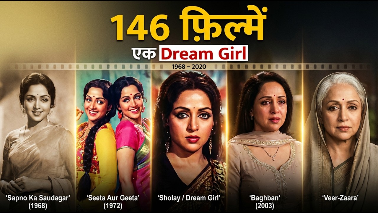 146 फ़िल्में, 5 दशक और एक ही नाम — Hema Malini की असली कहानी