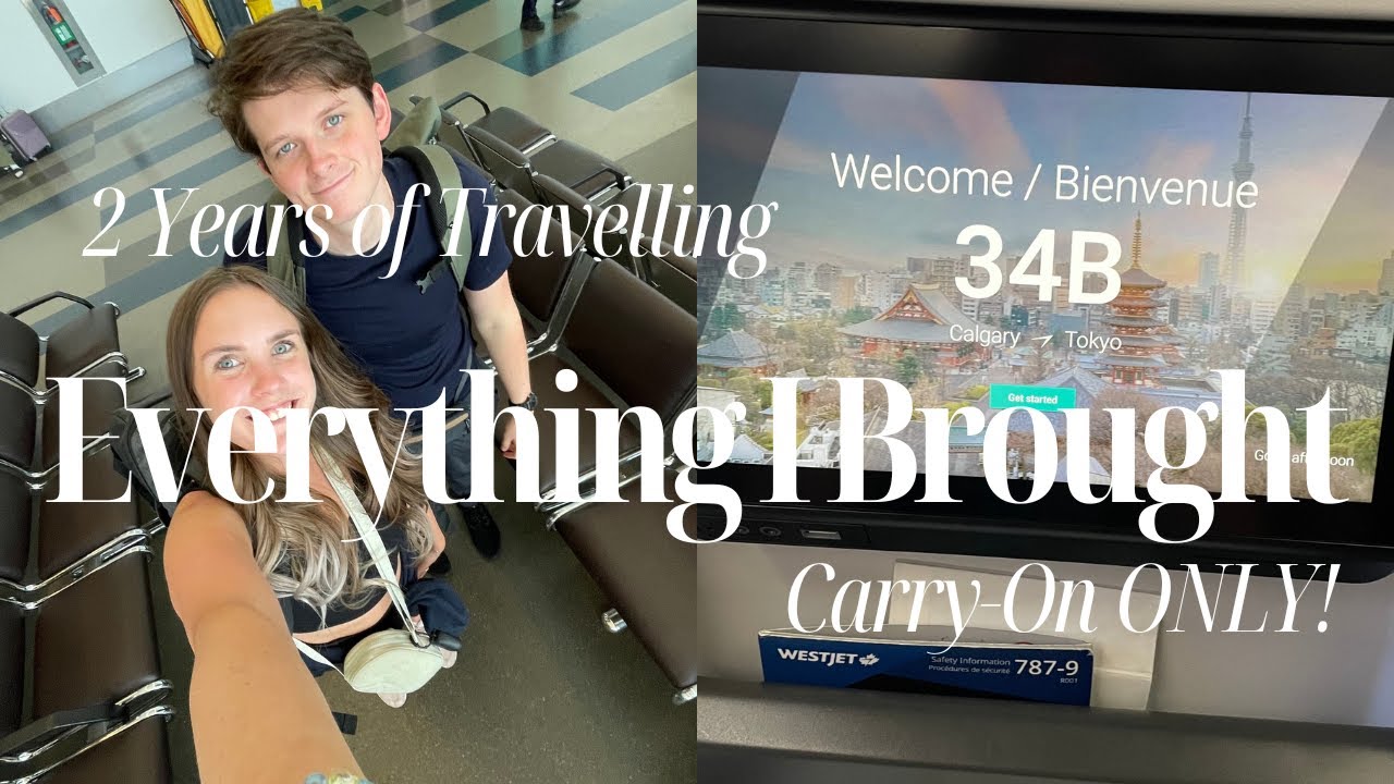 PACK WITH ME FOR 2 YEARS IN ASIA | WHAT TO PACK FOR LONG-TERM TRAVEL IN 2023 (Carry-On Only)
