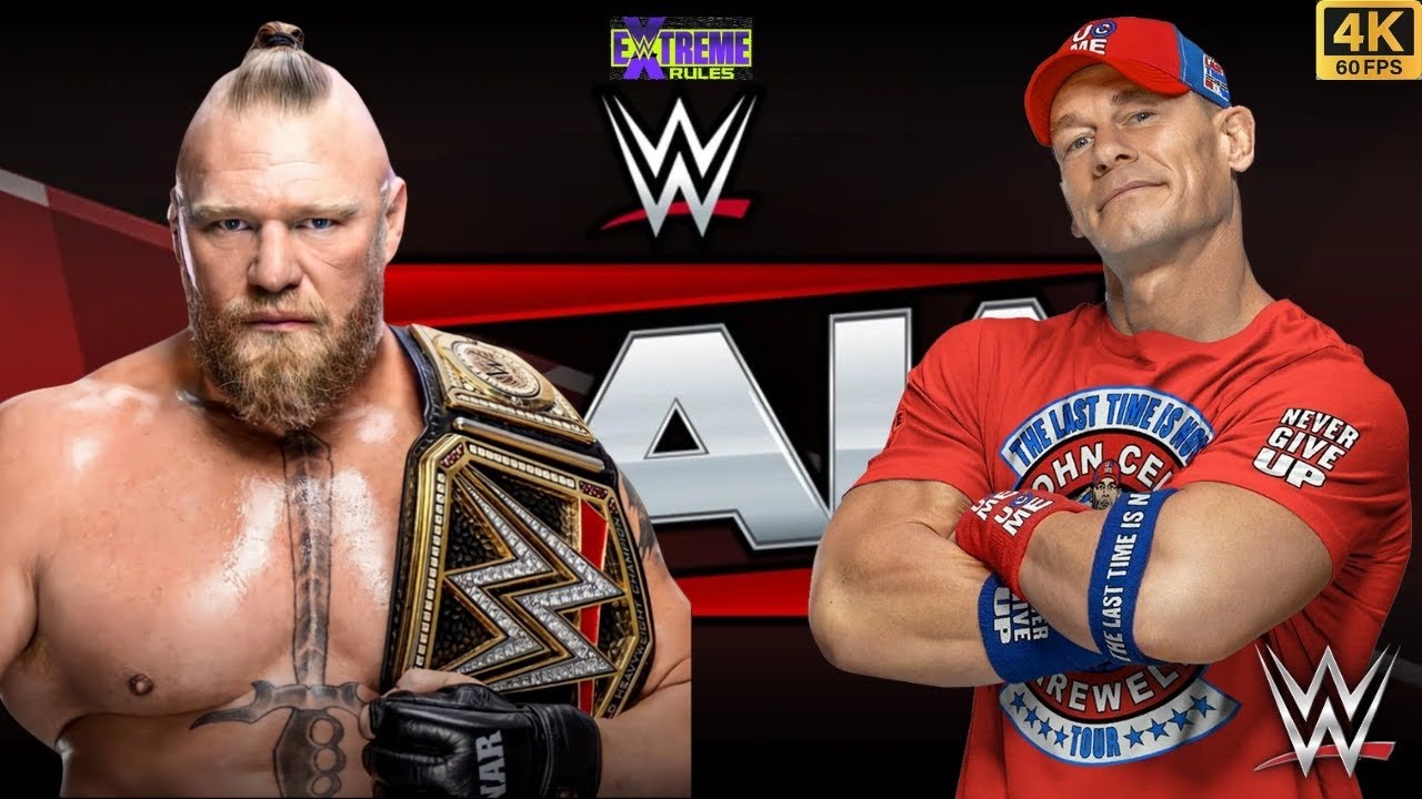 Полный матч - Брок Леснар против Джона Сины по правилам Extreme Rules #raw #wwe #wwe2k25 #gaming ...