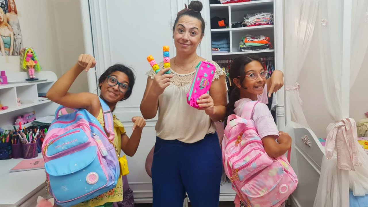 OKUL ÇANTAMIZDA NELER VAR | BACK TO SCHOOL | SILA VE MİRA