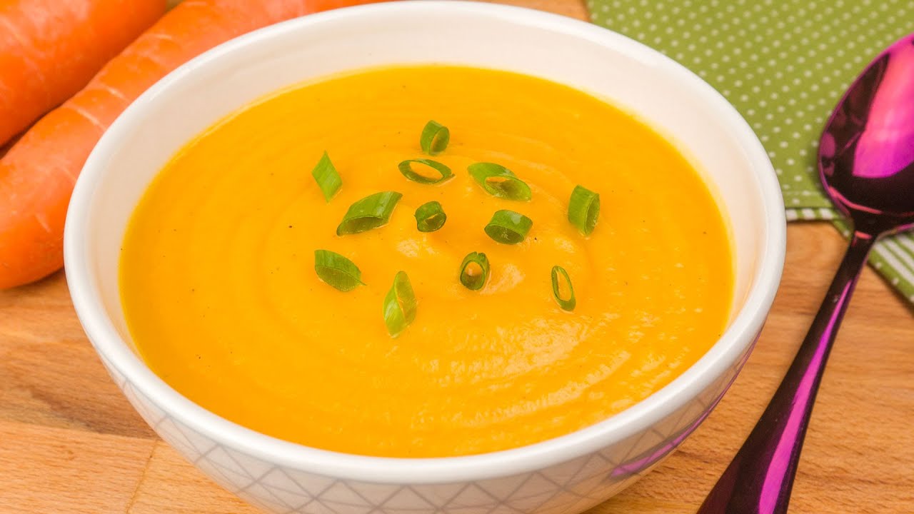 SOPA DE CENOURA CREMOSA, FÁCIL, RÁPIDA E DELICIOSA | Cook'n Enjoy 1205