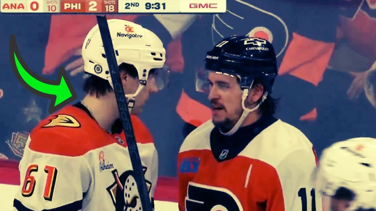 Cutter Gauthier against the Flyers turned wild