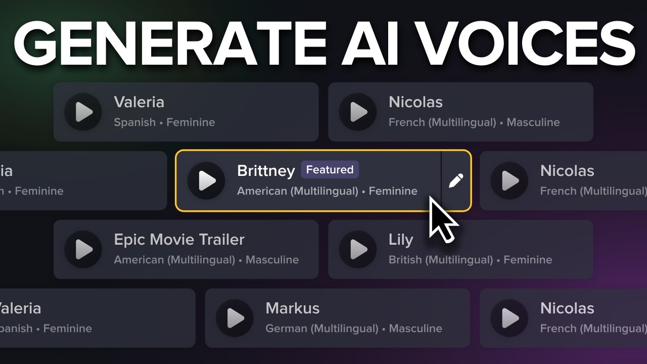 Generate AI Voices for Training Videos - Text to Speech